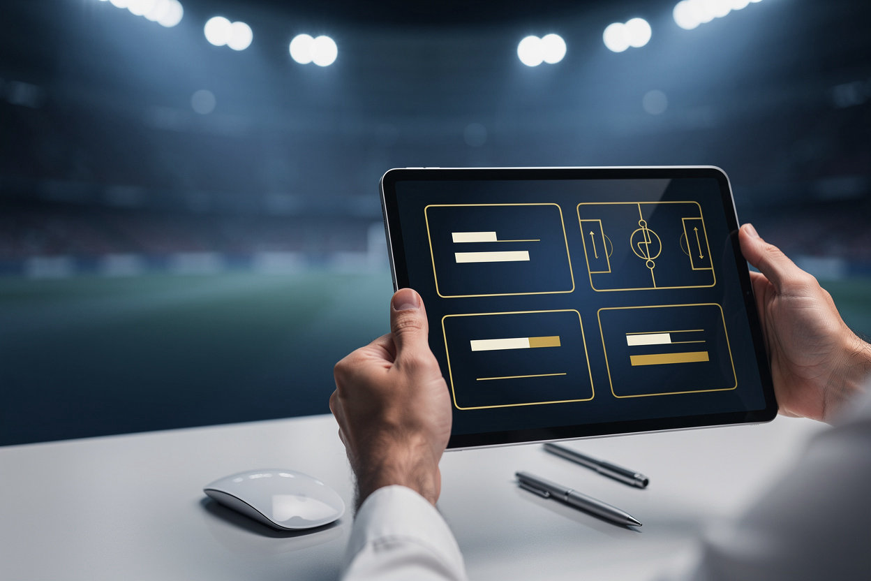 تحدي التوقعات - أجواء ملعب كرة قدم تعبيرية لتحدي توقعات دوري أبطال أوروبا 2026/2027 في الطائف